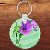 フラワーキーチェーン キーホルダー (正面)