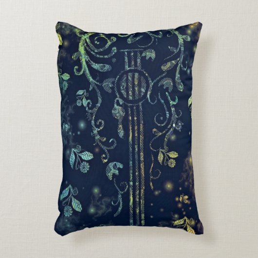 フラワーギターアートアクセントピロー アクセントクッション (正面(垂直))