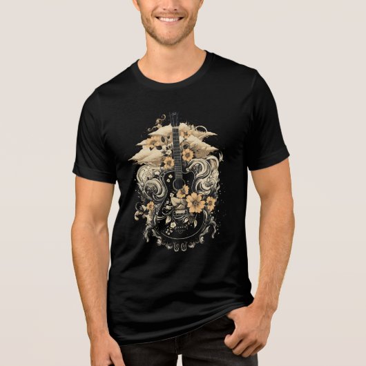 フラワーギター トライブレンドTシャツ (正面)
