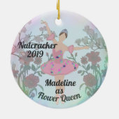 フラワークイーン/デュードロップナツクラッカーオーナメント セラミックオーナメント (裏面)
