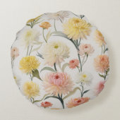 フラワークッション枕 ラウンドクッション (裏面)