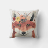 フラワークラウンフォレスターキツネ クッション (裏面)