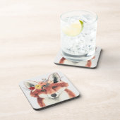 フラワークラウンフォレスターキツネ コースター (右側)