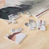 フラワークラウンフォレスターキツネ ジグソーパズル (側面)