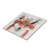 フラワークラウンフォレスターキツネ タイル (側面)