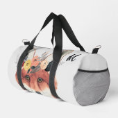 フラワークラウンフォレスターキツネ ダッフルバッグ (右コーナー)