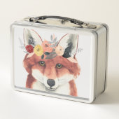 フラワークラウンフォレスターキツネ メタルランチボックス (裏面)