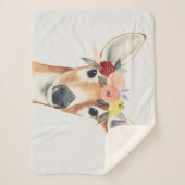 フラワークラウンフォレスターシカ シェルパブランケット (正面)
