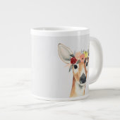 フラワークラウンフォレスターシカ ジャンボコーヒーマグカップ (正面右)