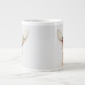 フラワークラウンフォレスターシカ ジャンボコーヒーマグカップ (正面)