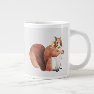 フラワークラウンフォレスターリス ジャンボコーヒーマグカップ