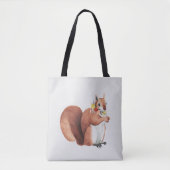 フラワークラウンフォレスターリス トートバッグ (正面)