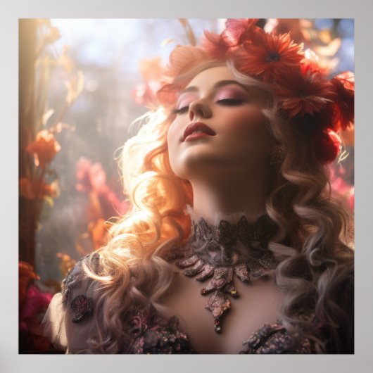 フラワークラウンレディ ポスター (正面)