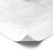 フラワークラウン動物ポスターに登場する白黒の鹿 ポスター (角)