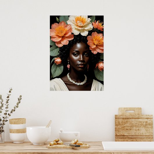 フラワークラウン ポスター (キッチン)