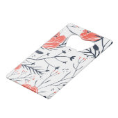 フラワークレジットカードボトルオープナー クレジットカード栓抜き (正面アングル)