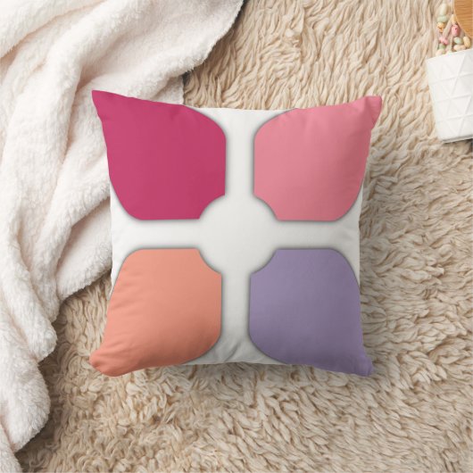 フラワークロス クッション (ブランケット)