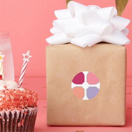 フラワークロス ラウンドシール (パーティー)