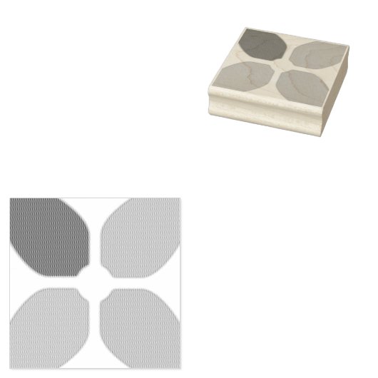 フラワークロス ラバースタンプ (押印)