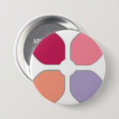 フラワークロス 缶バッジ (正面&裏面)