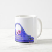 フラワークロック コーヒーマグカップ (正面右)