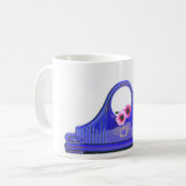 フラワークロック コーヒーマグカップ (正面左)
