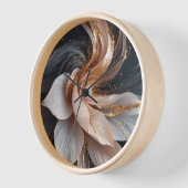 フラワークロック 壁時計 (傾斜)