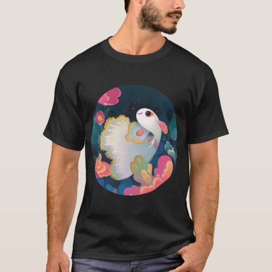 フラワーグッピー Tシャツ (正面)