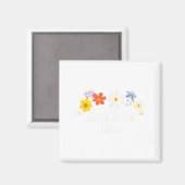 フラワーグラフィックおもしろいステキサス州タコスことわざフロロ マグネット (正面/裏面)