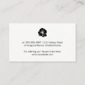 フラワーグラフィックス | 花屋 | フローリスト 名刺 (裏面)