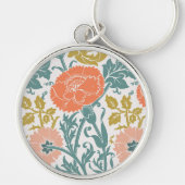 フラワーグラフィックヴィンテージ キーホルダー (正面)