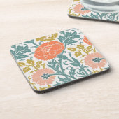 フラワーグラフィックヴィンテージ コースター (左側)