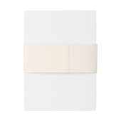 フラワーグリーンウェディングモノグラムミニマリスト 招待状ベリーバンド (裏面例)