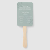 フラワーグリーン プログラム ハンドファン (裏面)