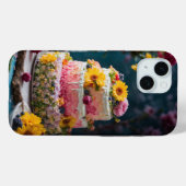 「フラワーケーキフード写真 – iPhoneで撮影 Case-Mate iPhoneケース (裏面 (横))