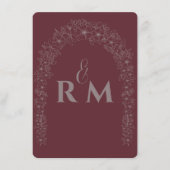 フラワーゲートレッドアー結婚チーズ メニュー (正面)