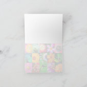 フラワーコラージュ 庭の花 あらゆるシーンのカード シーズンカード (内部)
