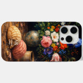 フラワーコンチャの静物画 | モノグラム Case-Mate iPhoneケース (裏面 (横))