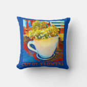 フラワーコーヒーマグ植木機 クッション (正面)