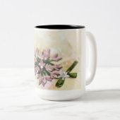 フラワーコーヒーマグ ツートーンマグカップ (正面右)