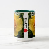 フラワーコーヒーマグ ツートーンマグカップ (中央)