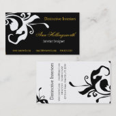 フラワーサはっきりしたマー春デイリリーフローラ 名刺 (正面/裏面)