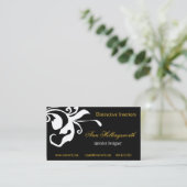 フラワーサはっきりしたマー春デイリリーフローラ 名刺 (スタンド正面)