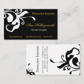 フラワーサはっきりしたマー春デイリリーフローラ 名刺 (正面/裏面)