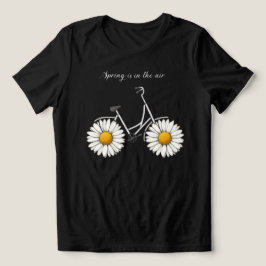 フラワーサイクル 女性用 抽象画 サイクリングTシャツ トライブレンドＴシャツ