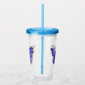フラワーサファイアバタフライ アクリルタンブラー (右)