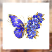 フラワーサファイアバタフライ ウィンドウサイン (シート2)