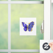 フラワーサファイアバタフライ ウィンドウサイン (ホーム)