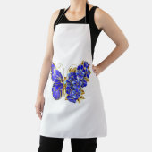 フラワーサファイアバタフライ エプロン (インサイチュ)