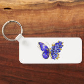 フラワーサファイアバタフライ キーホルダー (裏面)